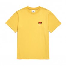 노맨틱 로고 베이직 1/2 티셔츠 옐로우