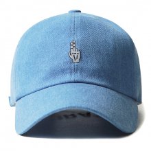 FINGER BALL CAP (WASHING BLUE)