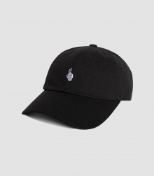 FINGER BALL CAP (WASHING BLACK)