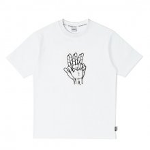 CLASSIC HAND SHAKE SIGN T-SHIRT (white)