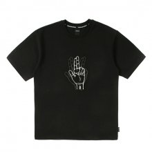 CLASSIC HAND SHAKE SIGN T-SHIRT (black)