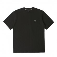 PIXEL LOGO COTTON T-SHIRT (black)