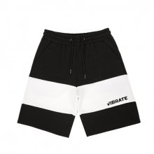 COLOR INVERSION SHORT PANTS (BLACK)