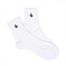 MINI HAND LOGO SOCKS (WHITE)