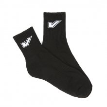 HUGE V OUTLINE LOGO SOCKS (BLACK)