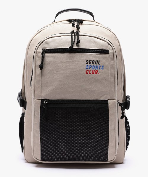 피스메이커(piecemaker) SSC SQUARE BACKPACK (BEIGE)