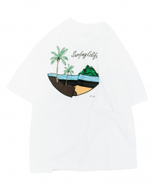 서핑 캘리포니아 티셔츠 OFF WHITE