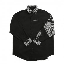 PAISLEY OVER SHIRTS (BLACK)