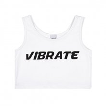 BASIC LOGO CROP TOP (WHITE)