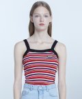 MG8S STRIPE LABEL SLEEVELESS (RED)