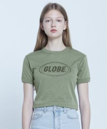 MG8S GLOBE CROP TEE (KHAKI)