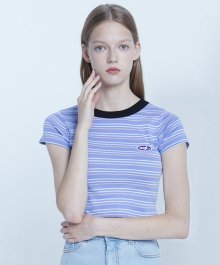 MG8S MGL STRIPE TEE (LIGHT PURPLE)