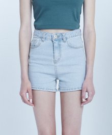 MG8S DENIM MINI SHORTS (LIGHT BLUE)