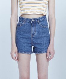 MG8S DENIM MINI SHORTS (BLUE)