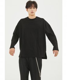 A.B.C OVER FIT LONG SLEEVE(BLACK)