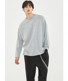 A.B.C OVER FIT LONG SLEEVE(GRAY)