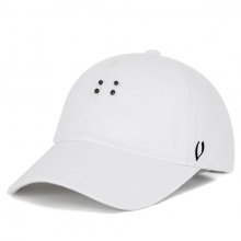 BASIC PIERCING BALL CAP (white)