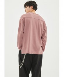 A.B.C OVER FIT LONG SLEEVE(ROSE)