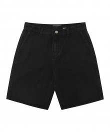 T38S DENIM HALF PANTS (BLACK)