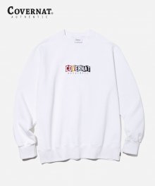 RAINBOW LOGO CREWNECK WHITE