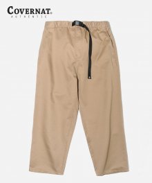 CHINO WIDE FIT STRAP PANTS