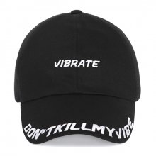 D.K.M.V VISOR EMBROIDERY BALL CAP (BLACK&WHITE)