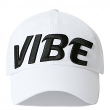 HUGE VIBE BALL CAP (white)