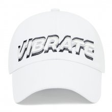 3D SHAKING LOGO BALL CAP (white)