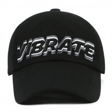 3D SHAKING LOGO BALL CAP (black)