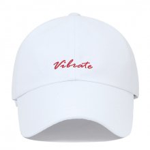 ITALIC LOGO BALL CAP (white)