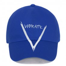 V GRAFFITI LOGO BALL CAP (BLUE)