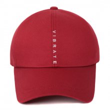 VERTICAL LOGO BALL CAP (RED)