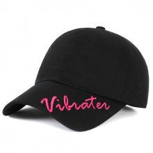 VISOR LOGO BALL CAP (PINK&BLACK)