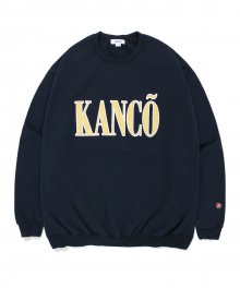 KANCO PULL LOGO SWEATSHIRT navy