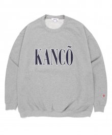 KANCO PULL LOGO SWEATSHIRT heather gray