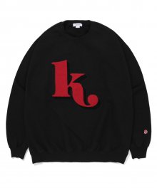 18FW KANCO BIG LOGO SWEATSHIRT black