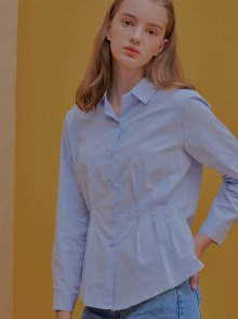 PINTUCK SHIRT_SKY BLUE