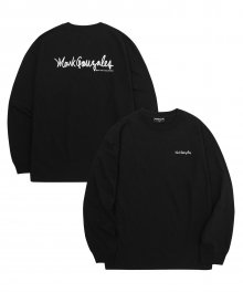 SMALL SIGN LOGO LONG SLEEVE BLACK