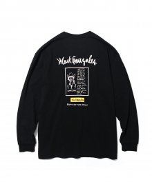 CUNTRY JAZZ LONG SLEEVE TEE BLACK