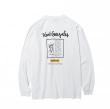 CUNTRY JAZZ LONG SLEEVE TEE WHITE