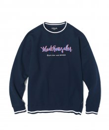 MULTI  LOGO CREWNECK NAVY