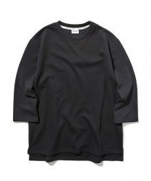 3/4 DROP SWEATSHIRT [블랙] IK1IFMT553A