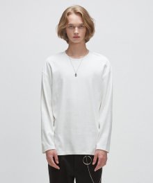 KNIT ROUNDNECK LONG TEE [아이보리] IK1IFMT550A