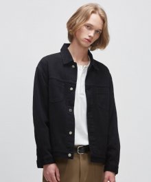 COTTON TWILL JACKET [블랙] IK1IFMJ240A