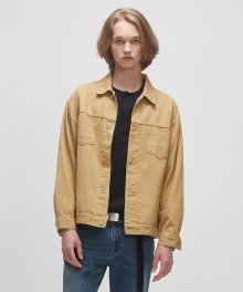 COTTON TWILL JACKET [베이지] IK1IFMJ240A