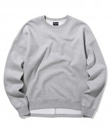 VENT OVERSIZED SWEATSHIRT [그레이] IK1IFMM480A