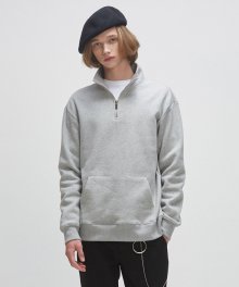 HALF ZIP SWEATSHIRT [그레이] IK1IFMM470A