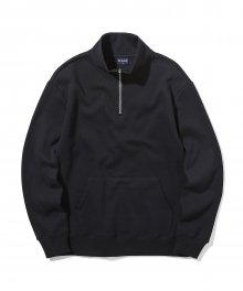 HALF ZIP SWEATSHIRT [블랙] IK1IFMM470A