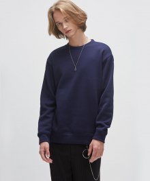 KNIT SWEATSHIRT [네이비] IK1IFMM472A