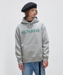 SUNRISE TYPO HOODIE [그레이] IK1IFMM411A